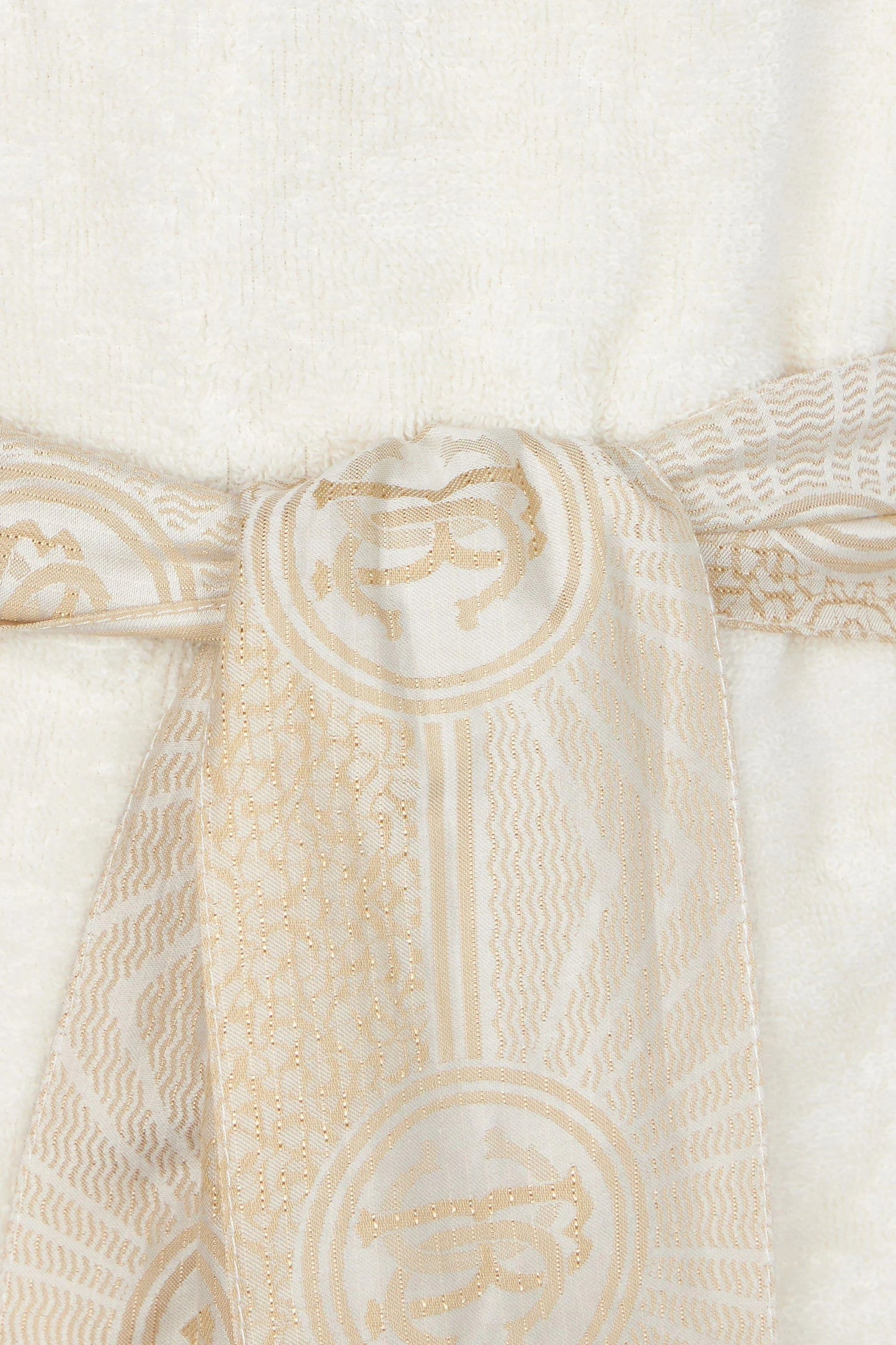 Accappatoio Scialle Roberto Cavalli Royal Collection in Spugna