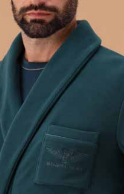 Vestaglia Uomo Manica Lunga In Pile Marina Militare 6Z85087MM