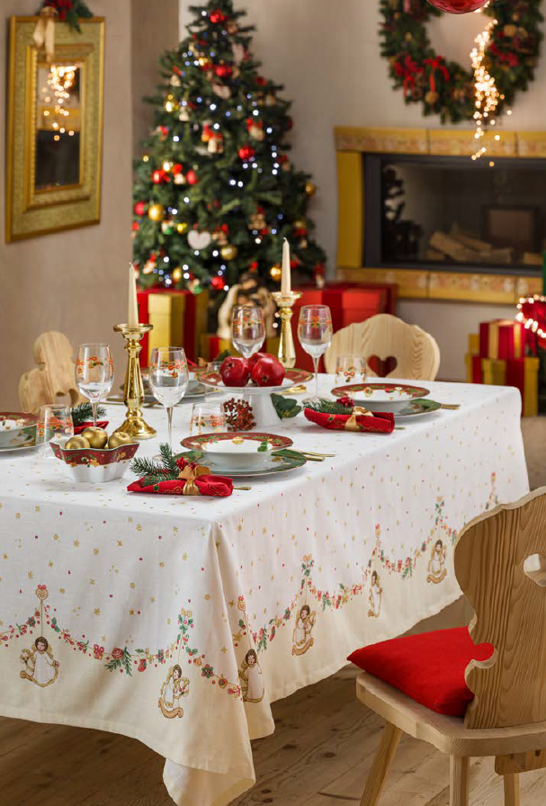 Runner Da Tavola In Lino 33x183 Cm: Tovaglia Lunga Per Decorazioni Natalizie E Invernali, Perfetta Per Capodanno