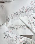 Completo Lenzuola In Raso Di Cotone Gelsomino Blumarine
