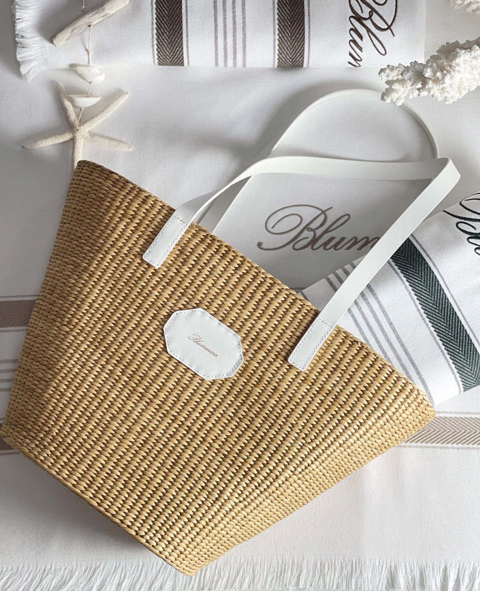 Blumarine Borse Da Mare Tela Borsa Mare Blumarine – Sotto Le Lenzuola
