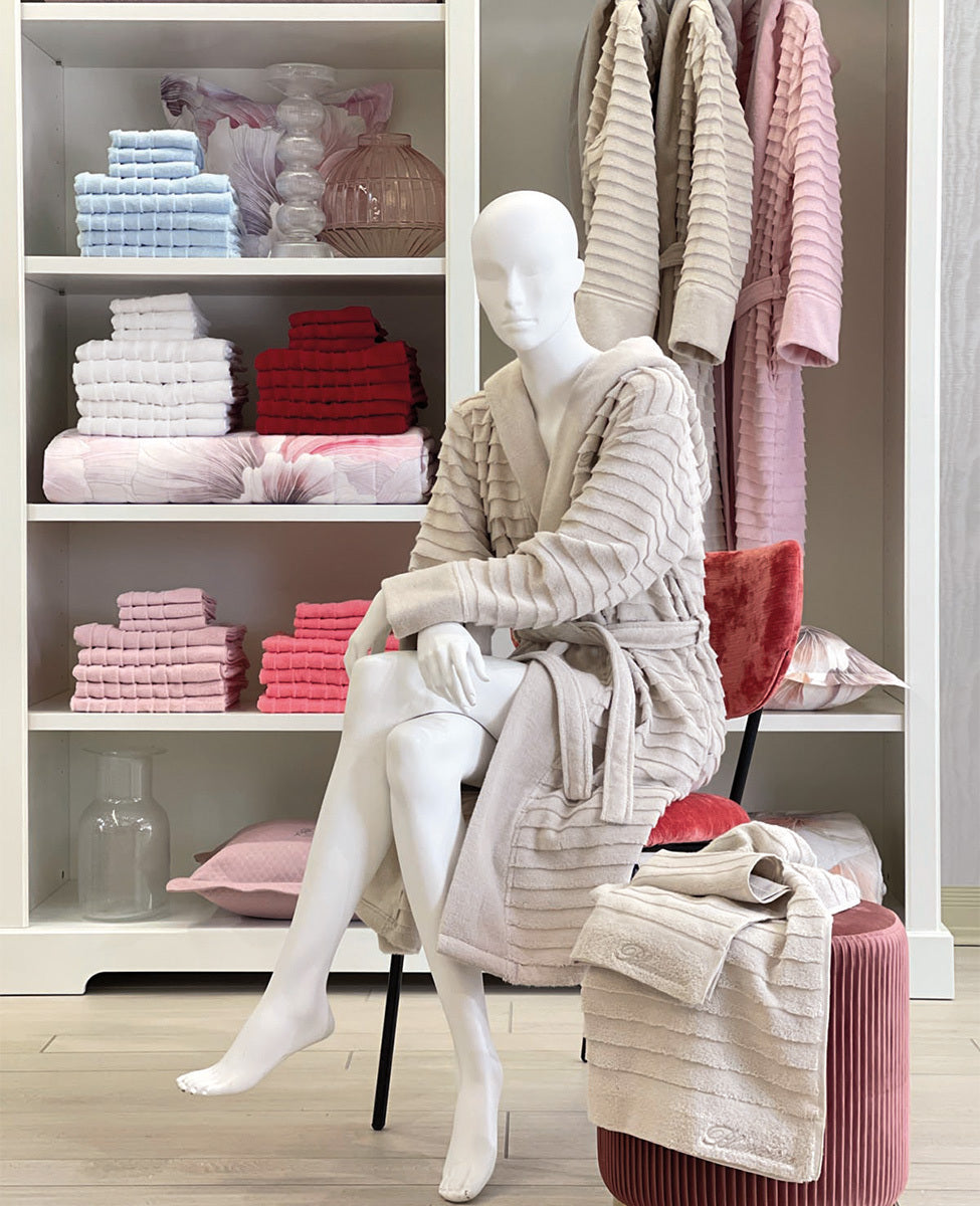 Accappatoio con cappuccio in spugna Mademoiselle BLUMARINE