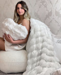 Plaid In Pelliccia Diamant Blumarine 140x190cm