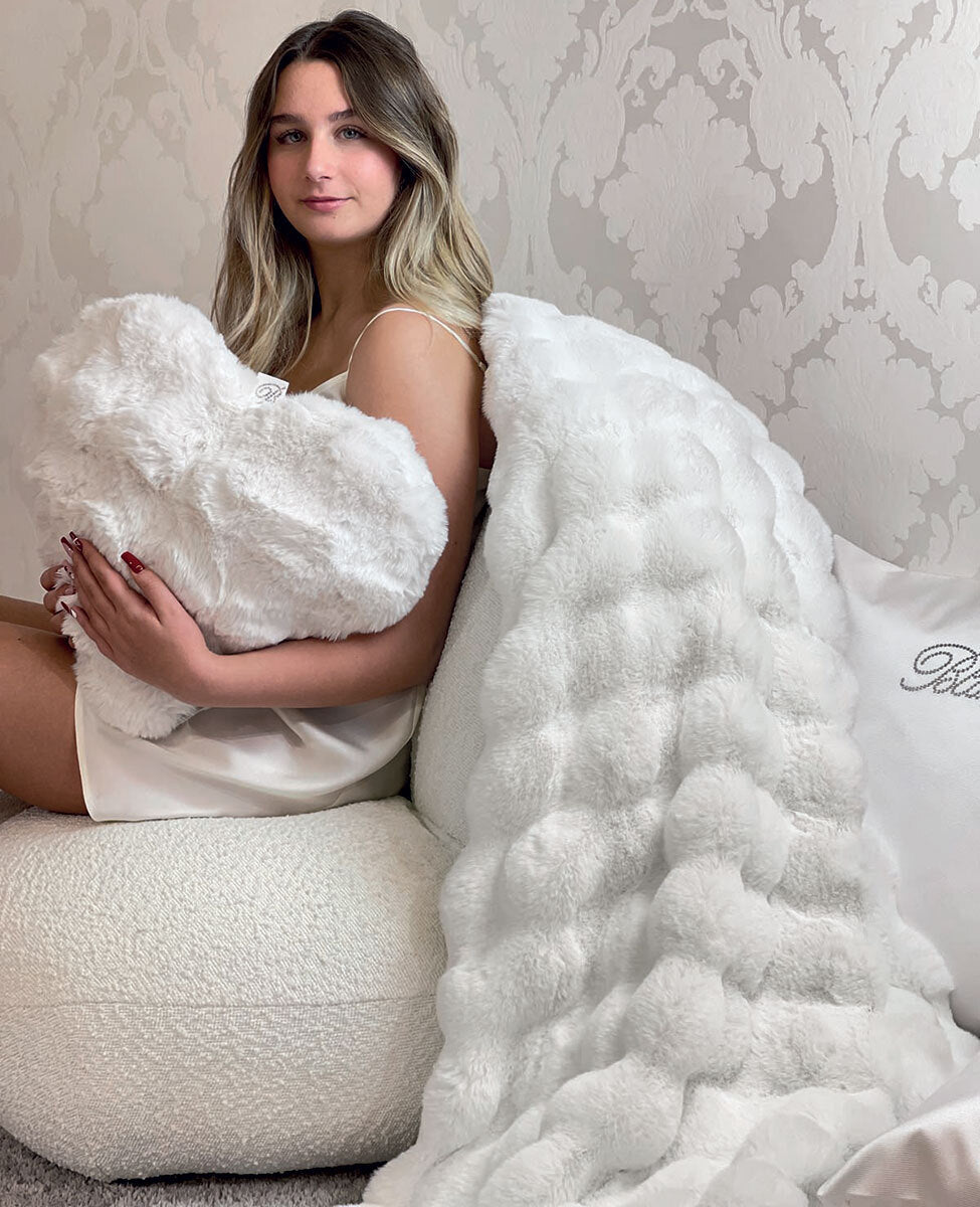 Plaid In Pelliccia Diamant Blumarine 140x190cm