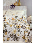 Completo Lenzuola In Raso Di Cotone Adele Blumarine