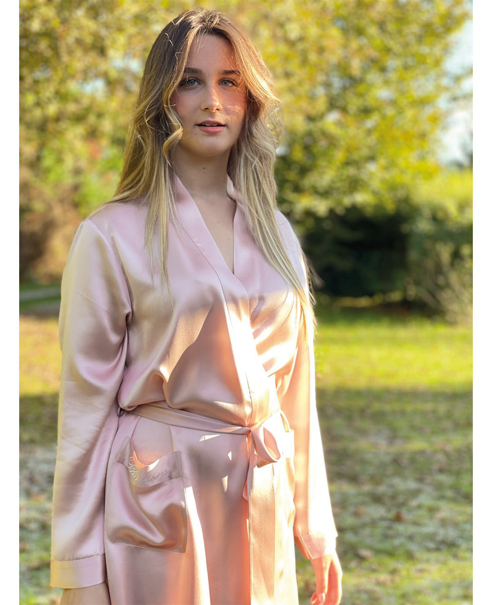 Completo Sposa Vestaglia e Camicia con Spalline SORAYA BLUMARINE