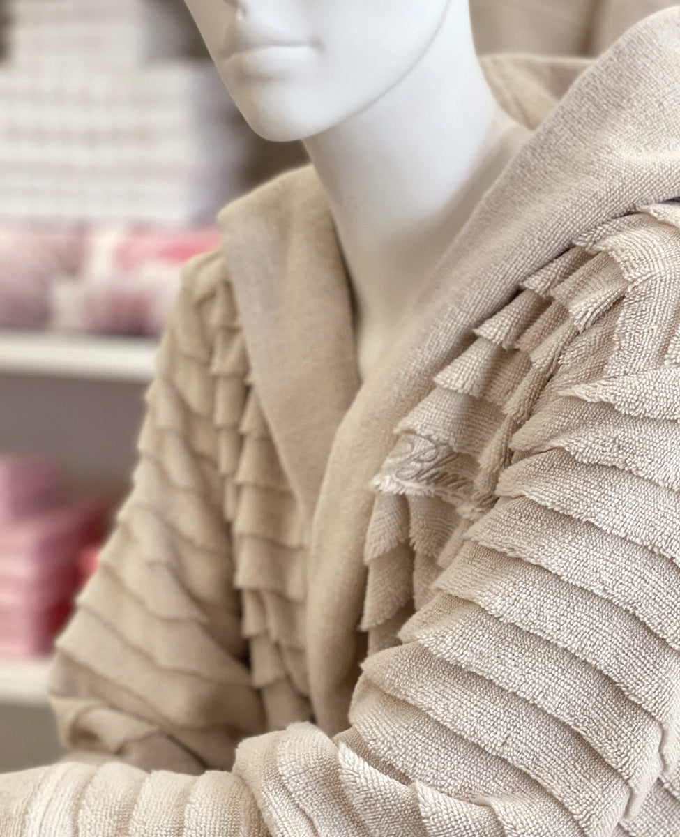 Accappatoio con cappuccio in spugna Mademoiselle BLUMARINE