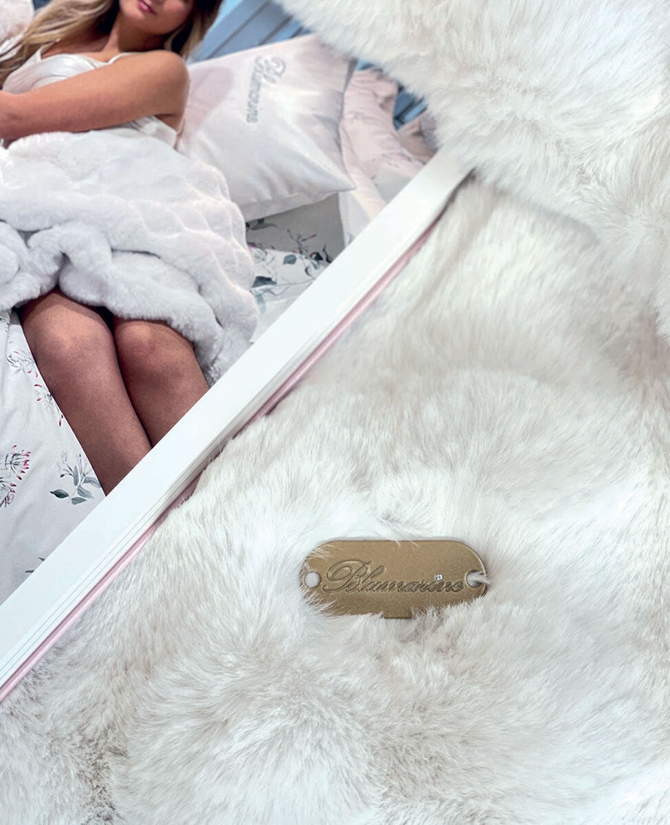 Plaid In Pelliccia Diamant Blumarine 140x190cm