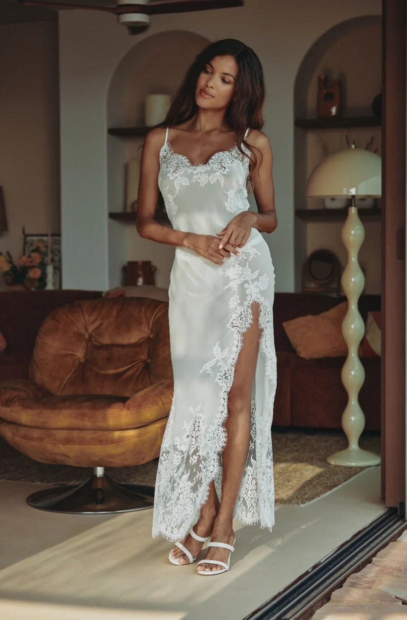 Camicia Lunga in Pizzo Calista 2CAL3002