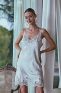 Camicia Da Notte Sposa con Spalline Artemis Marjolaine 3ART0102