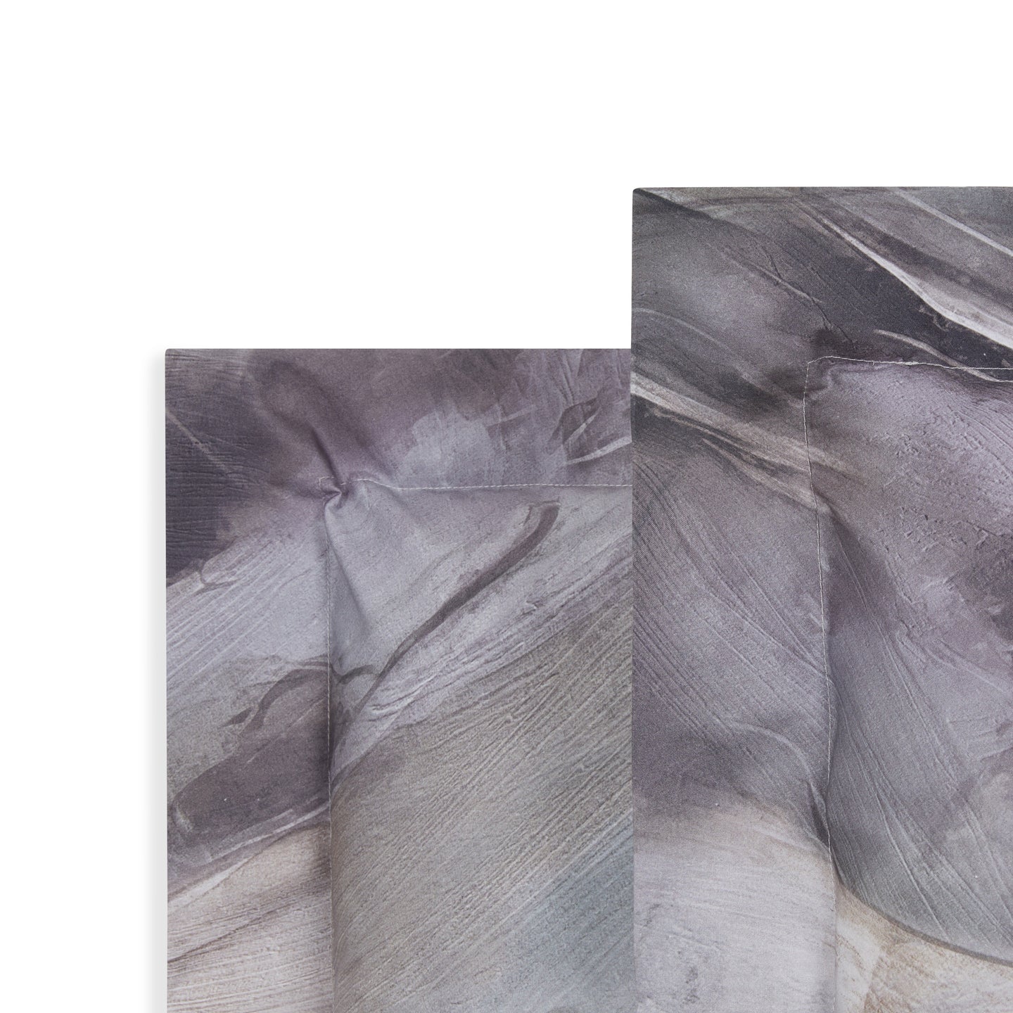 Copripiumino con federe Carrara Wind Moderno in Percalle