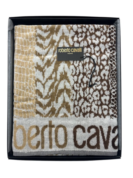 Set 1+1 Skin Asciugamano e Ospite ROBERTO CAVALLI