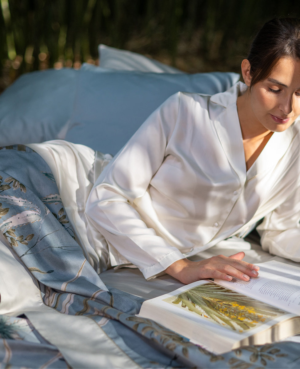 Completo Lenzuola In Raso Di Cotone Baobab Dondi