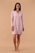 Camicia da Notte Donna Maryplaid 6F46501 in Jersey Stretch