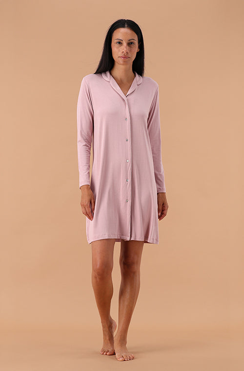 Camicia da Notte Donna Maryplaid 6F46501 in Jersey Stretch
