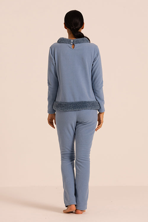 Pigiama Donna In Pile Maryplaid 6P84214