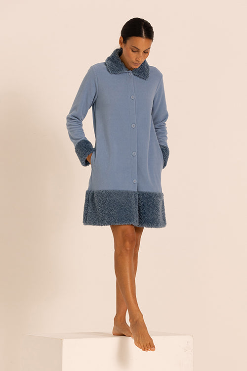 Vestaglia Donna In Pile Maryplaid 6V83056