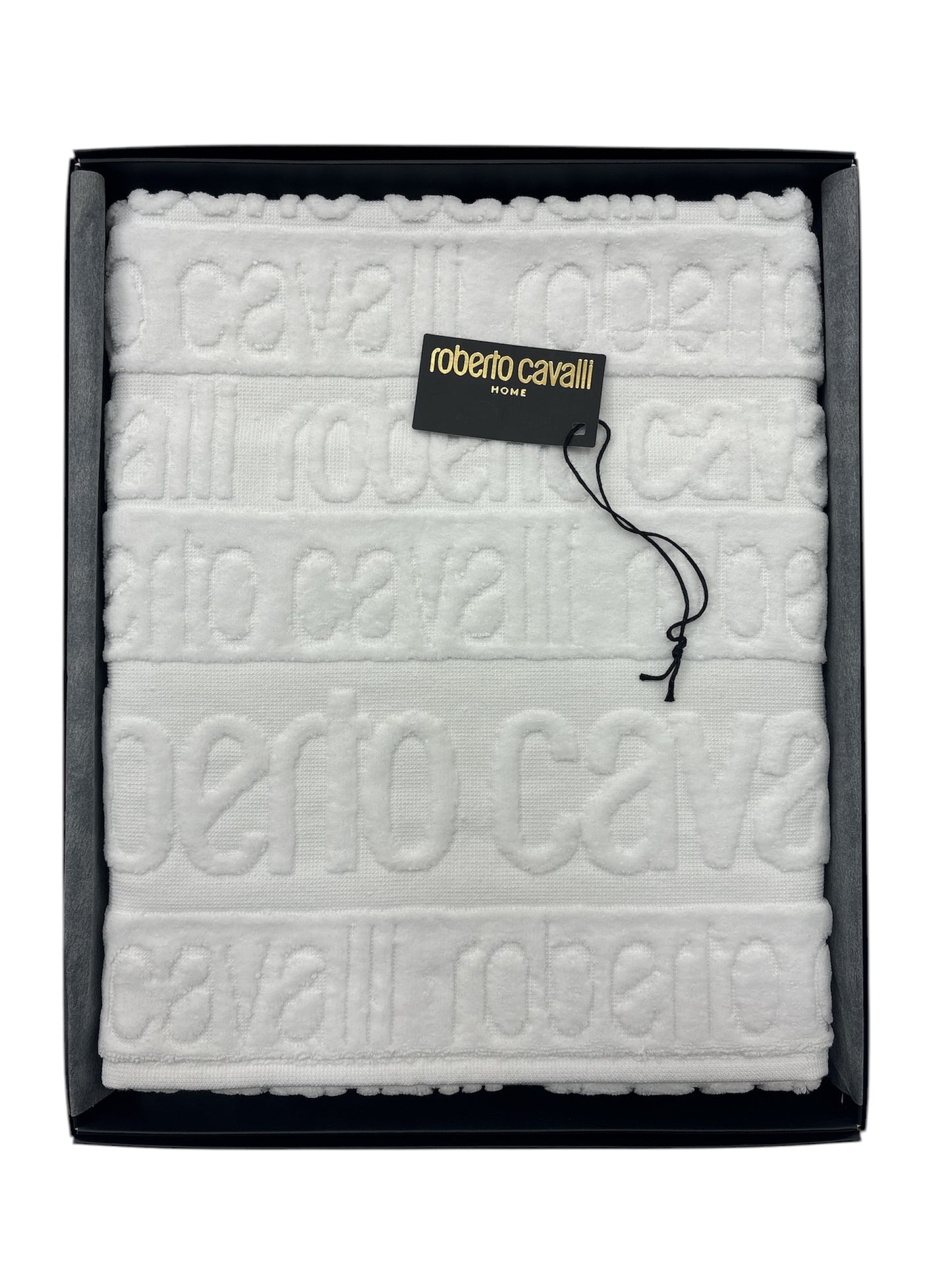 Set 1+1 Written Asciugamano e Ospite ROBERTO CAVALLI