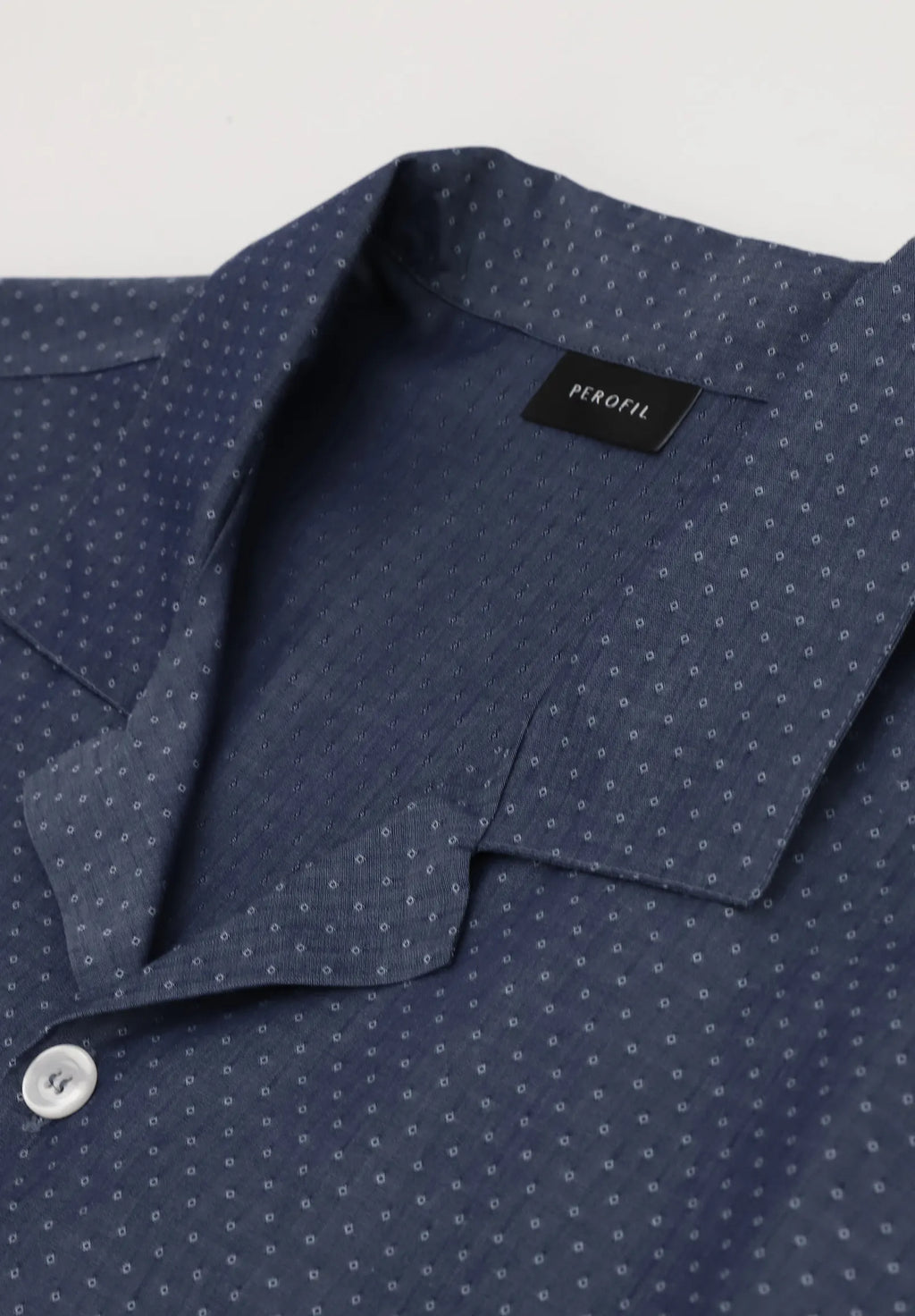 Pigiama Corto con Bottoni in Tela di Cotone Fantasie Camiceria PEROFIL VPRT93080