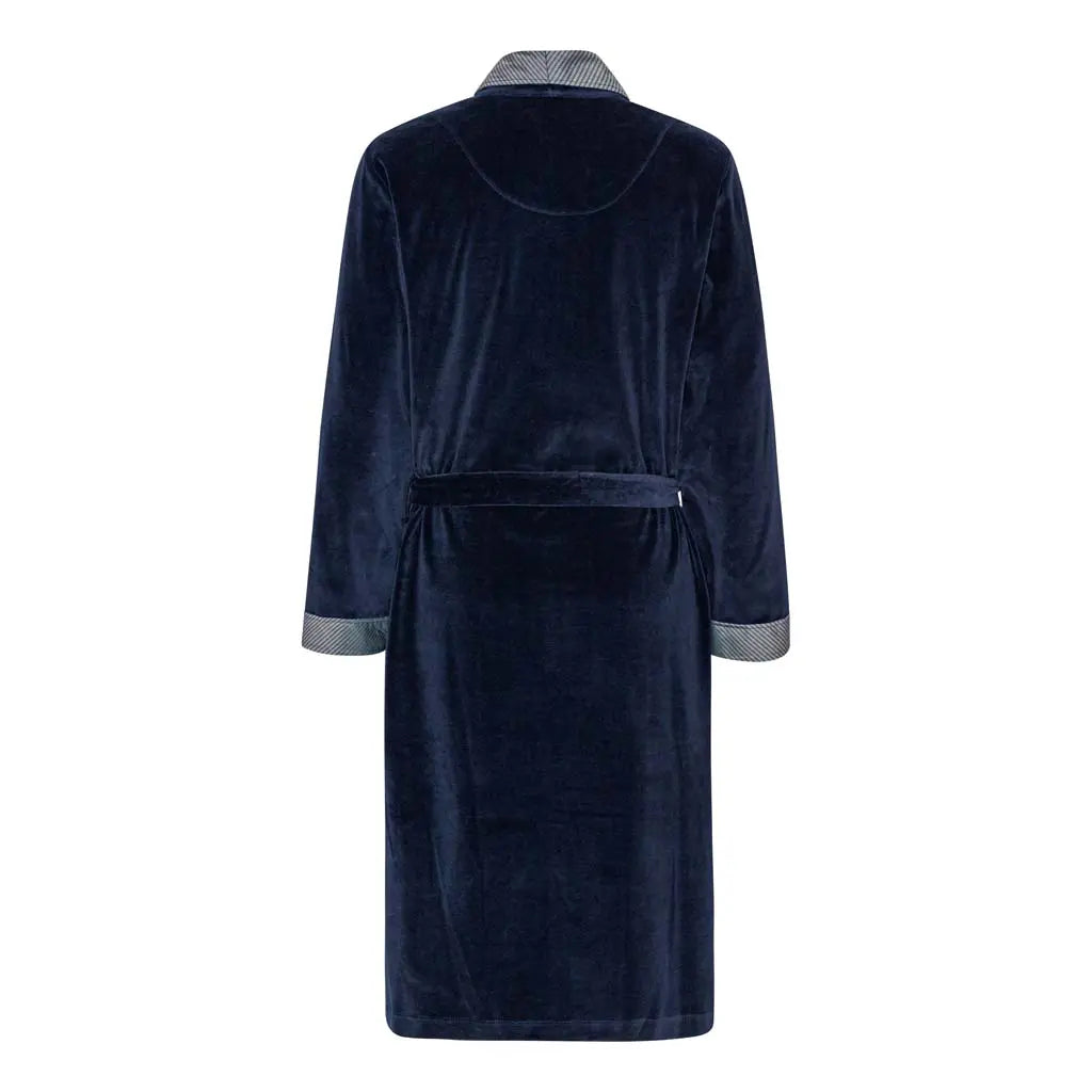 Davos Vestaglia Uomo in Velour Premium con Collo Sciallato Ambassador