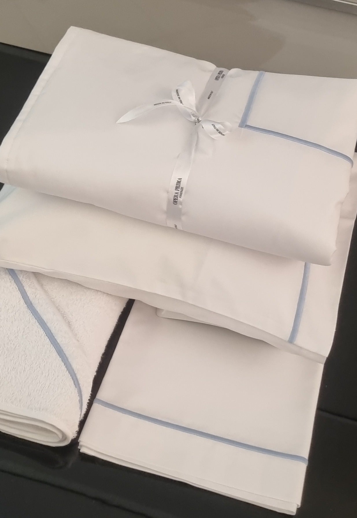 Lenzuolina Culla 3 Pezzi Opera Prima Baby Stripes