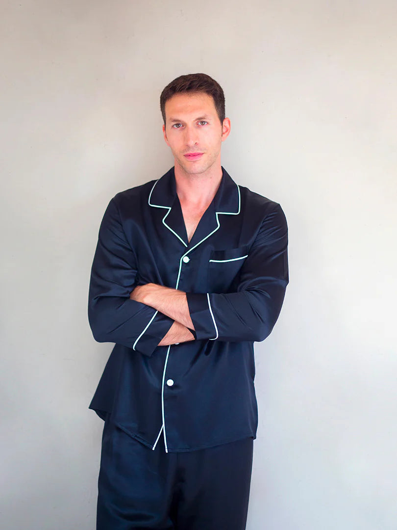 Pigiama in Pura Seta da Uomo 19 Momme Quête De soie