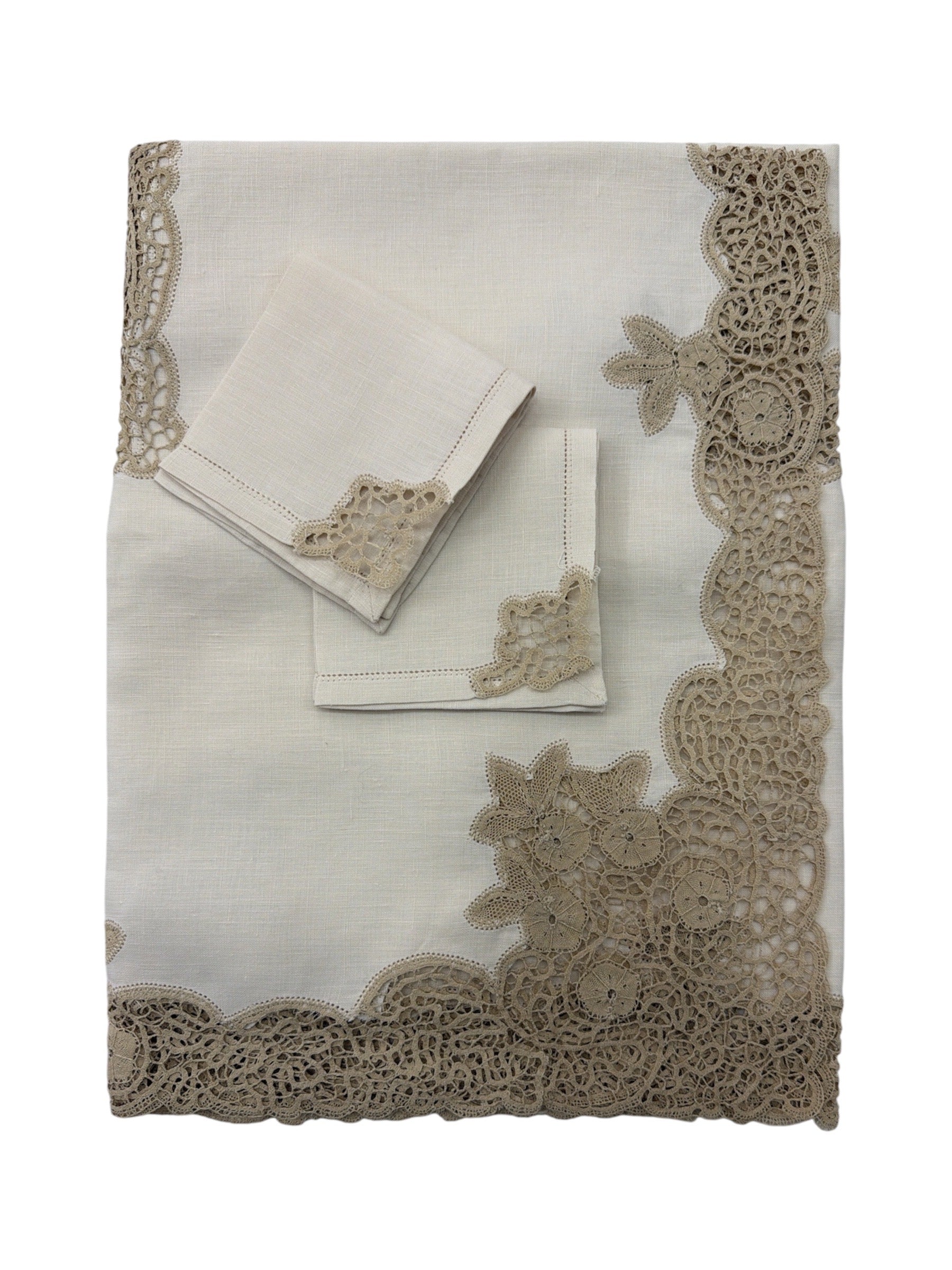 Centro tavola Cantù in puro lino N11