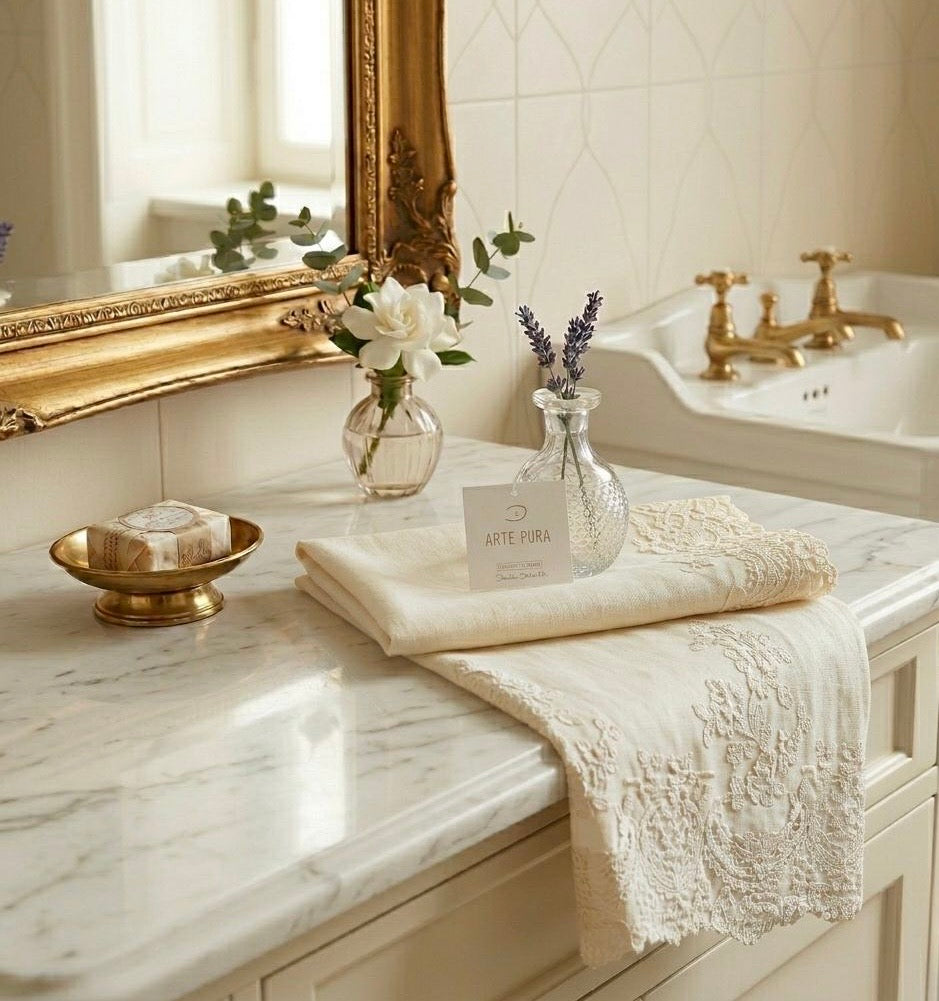 SET 1 + 1 SELINA Towel and Guest WORK FIRST