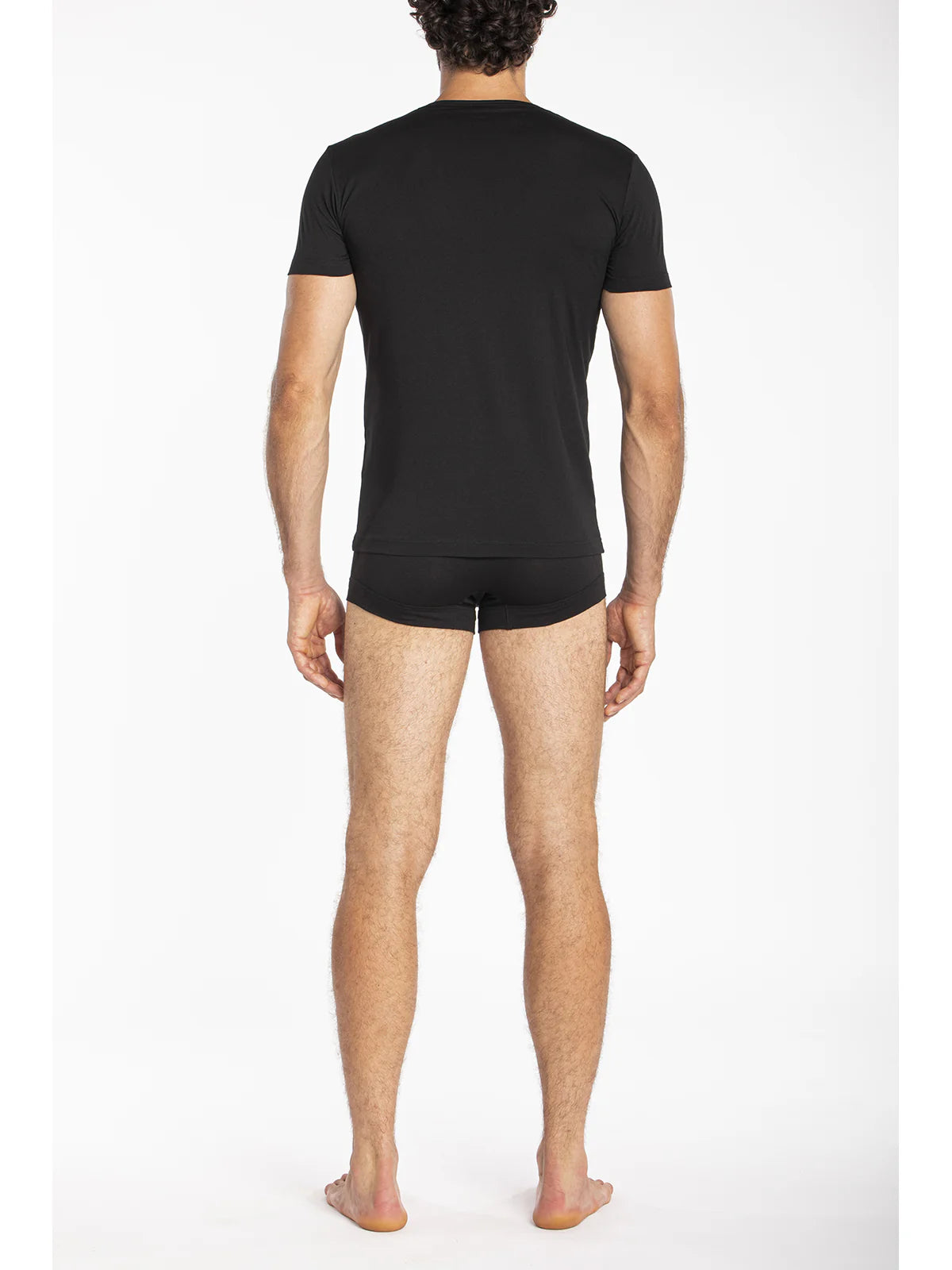 Maglietta girocollo in jersey di cotone makò elasticizzato JNL120