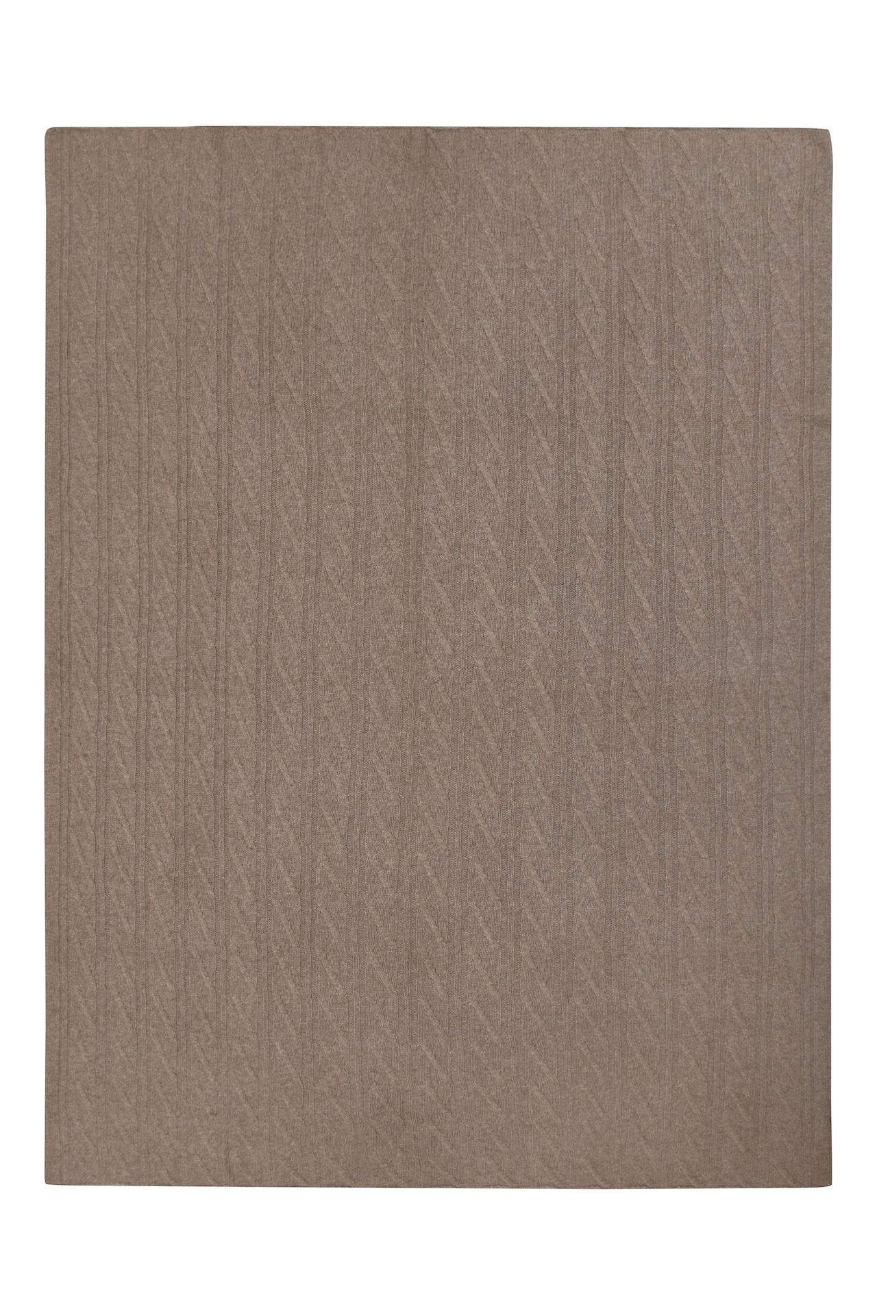 Plaid in Cashmere 100% Torsadè 23PH03 By PHILOMENE PARIS