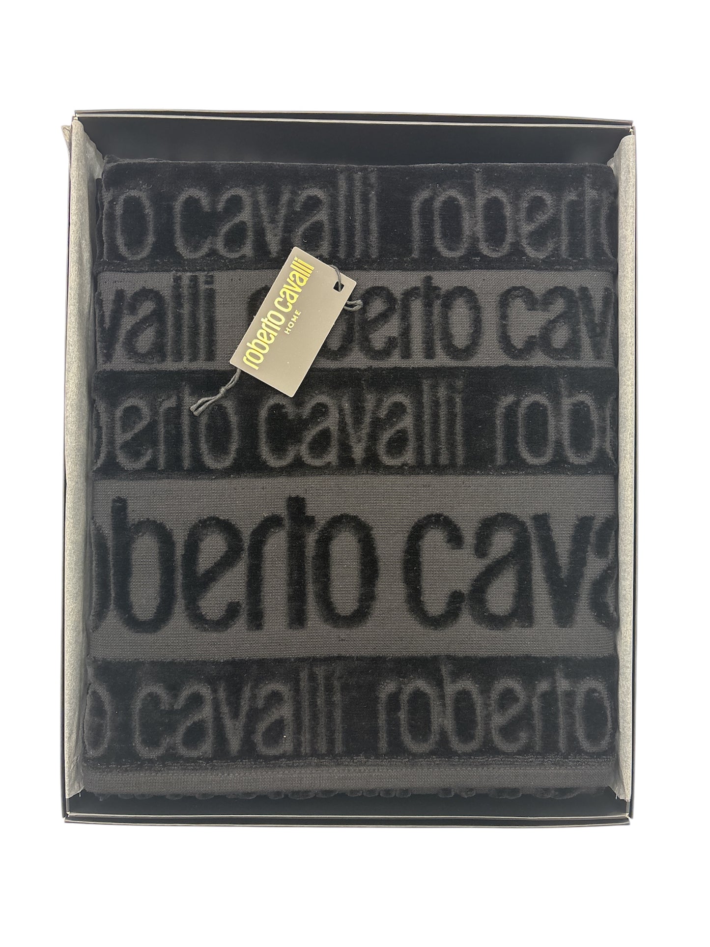 Set 1+1 Written Asciugamano e Ospite ROBERTO CAVALLI