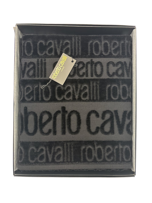 Set 1+1 Written Asciugamano e Ospite ROBERTO CAVALLI