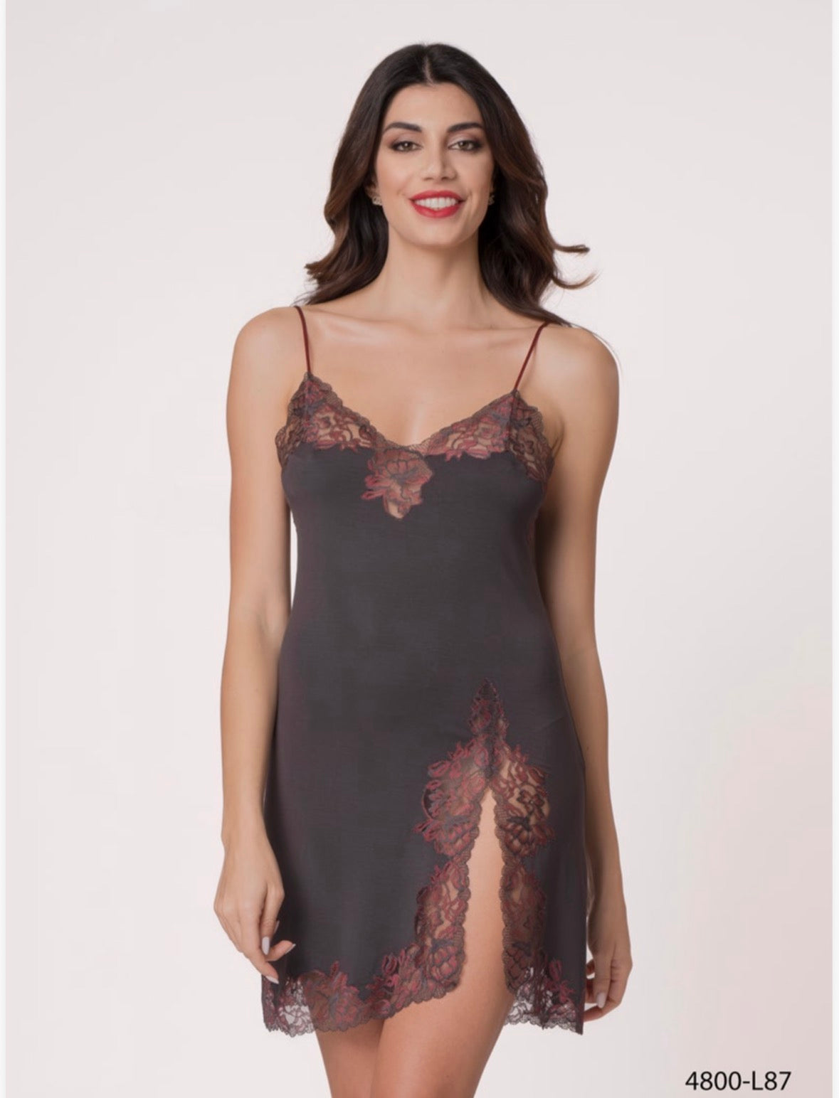 Camicia Da Notte in Pizzo Non Solo Corredi 4800-L87