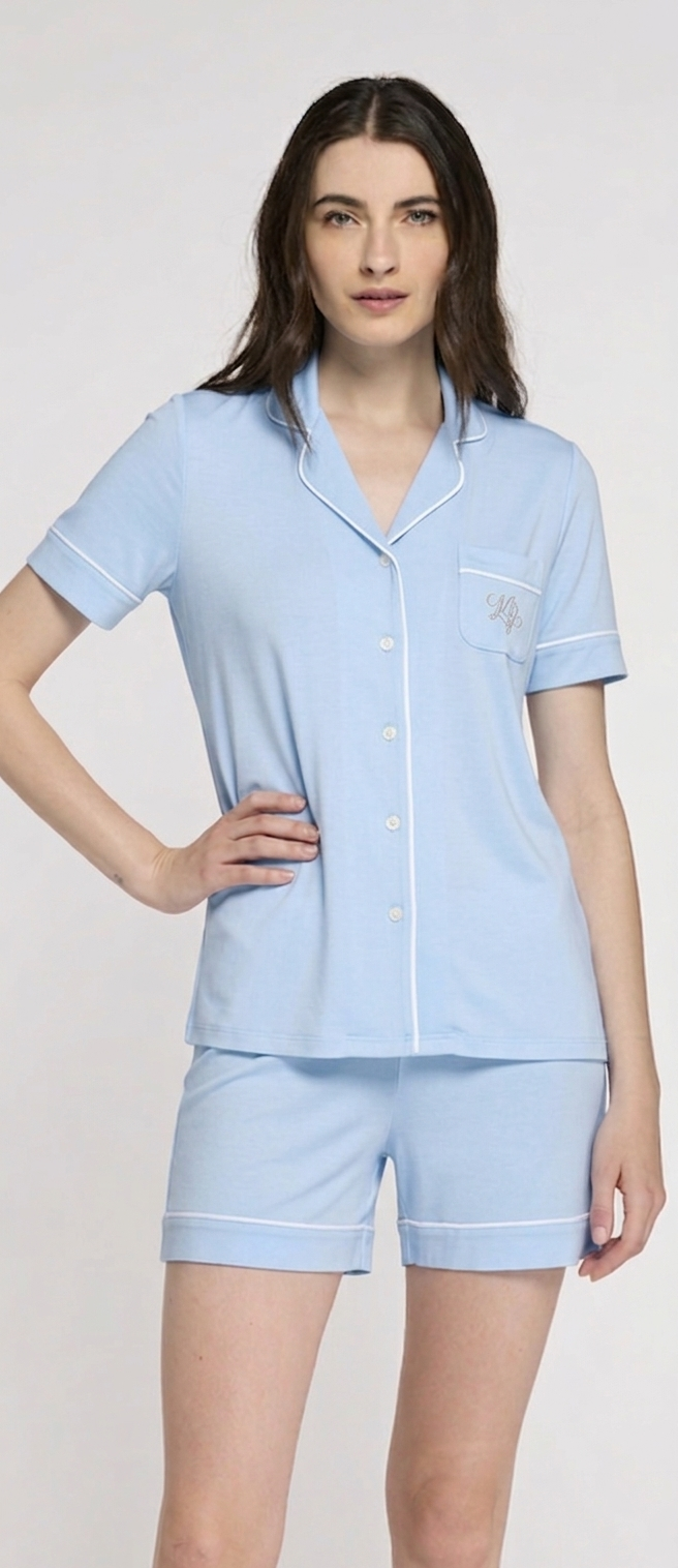Short sleeve pajamas short pants DL-0093 LUIJO