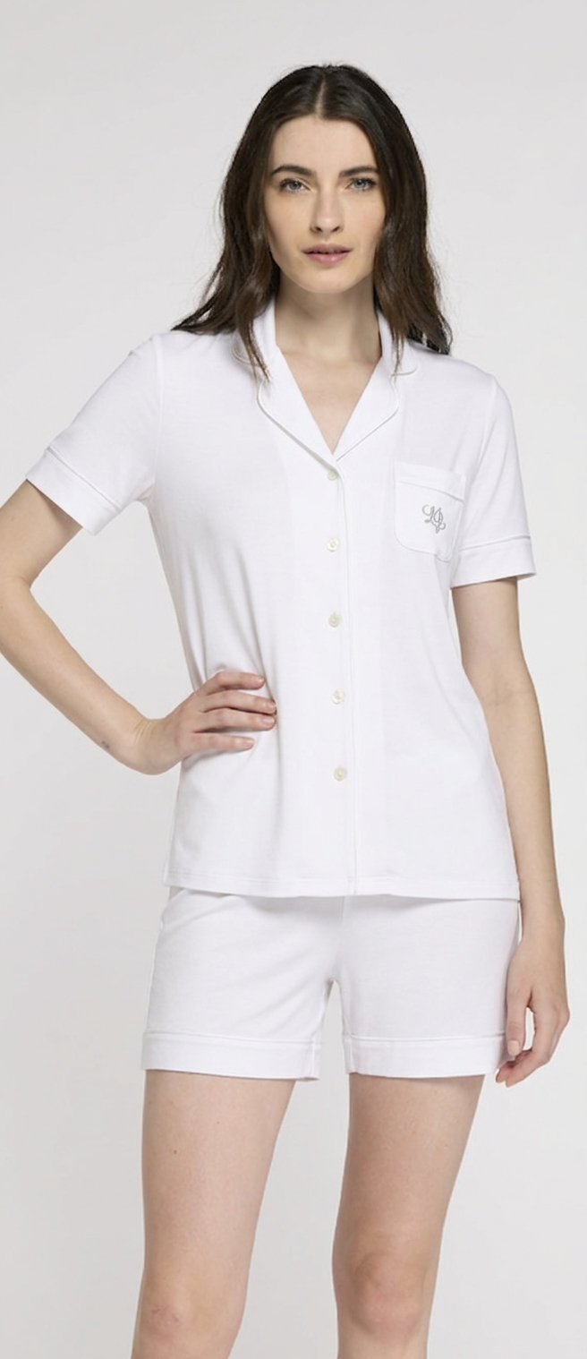 Short sleeve pajamas short pants DL-0093 LUIJO