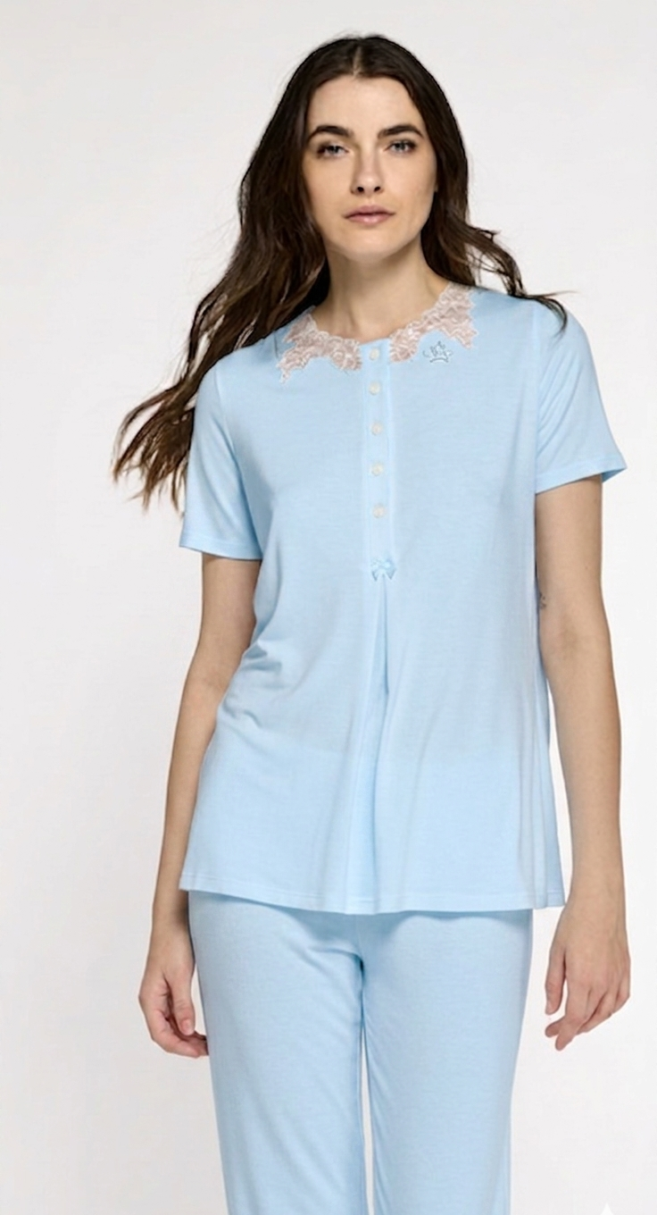 Pigiama Donna Jersey Vis DL0120 LIUJO