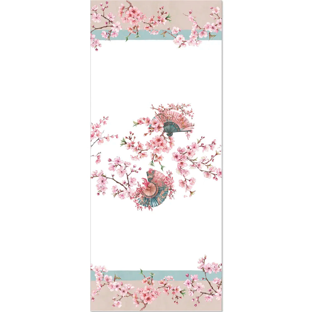 TESSITURA RANDI tovaglia stampa digitale 100% cotone IKEBANA