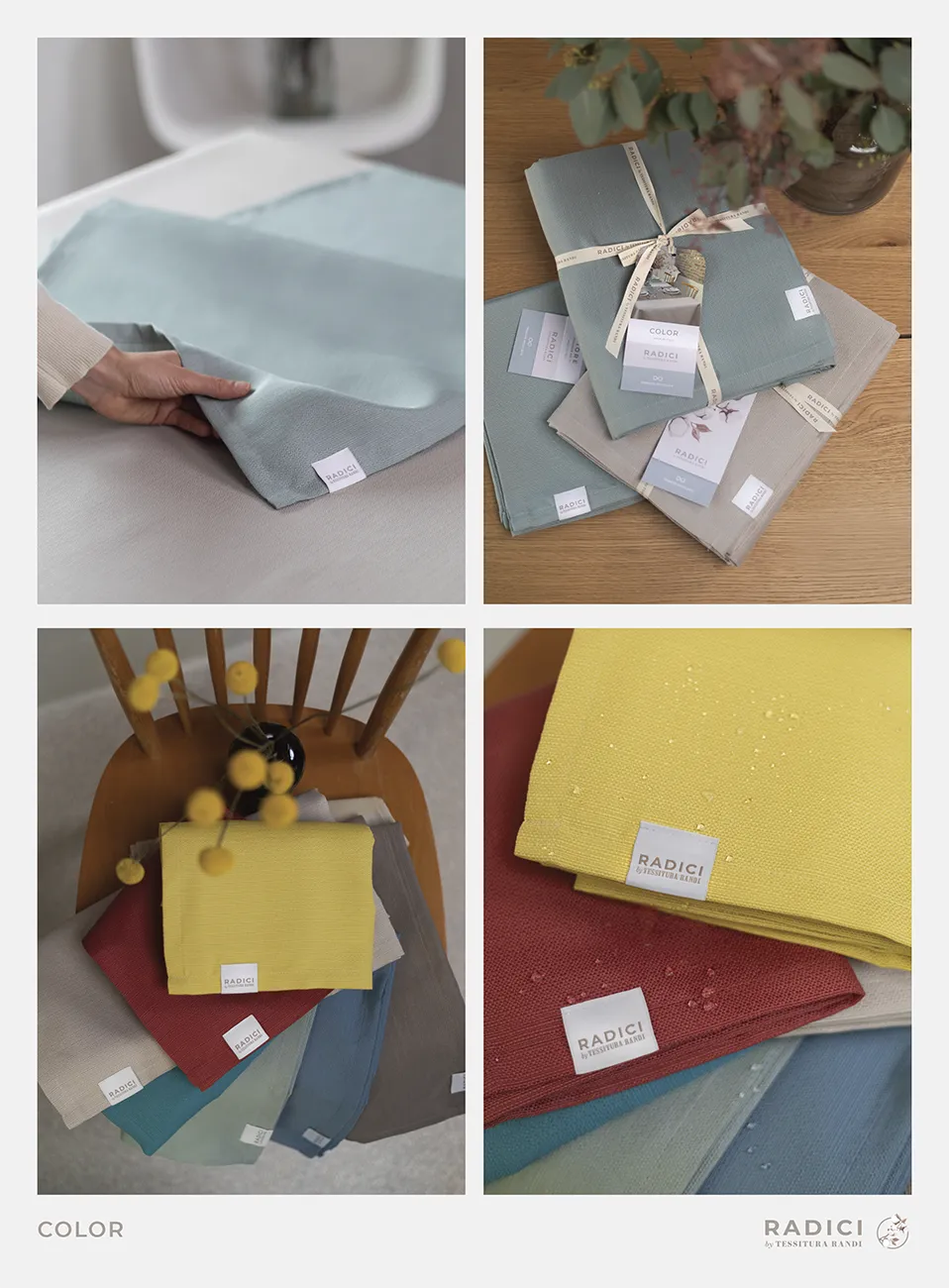 Servizio da Tavola Antimacchia Radici Color Tessitura Randi