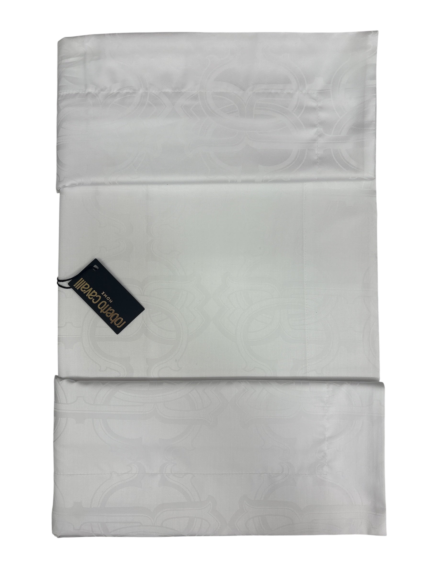 Completo Lenzuola Roberto Cavalli  Serie LOGO in Raso di Cotone