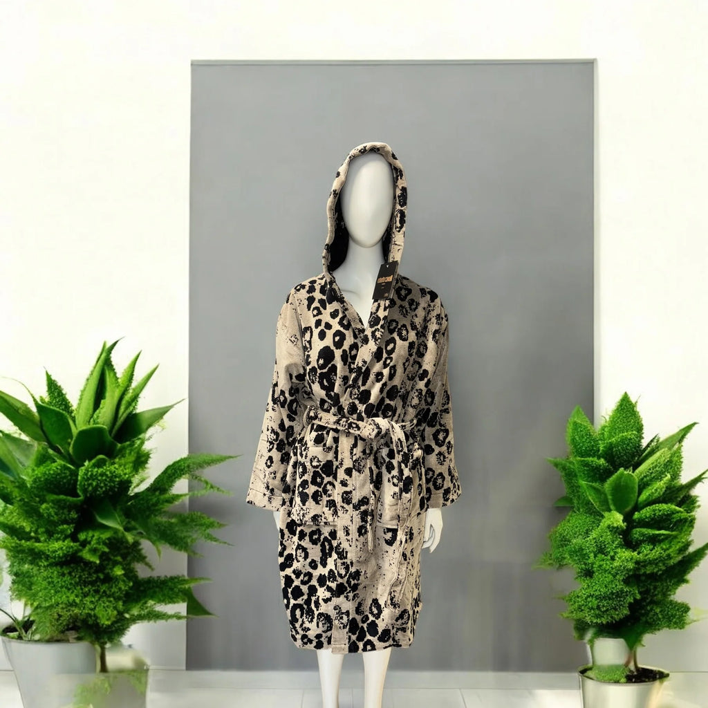 Accappatoio con cappuccio Roberto Cavalli GIAGUARO in Spugna