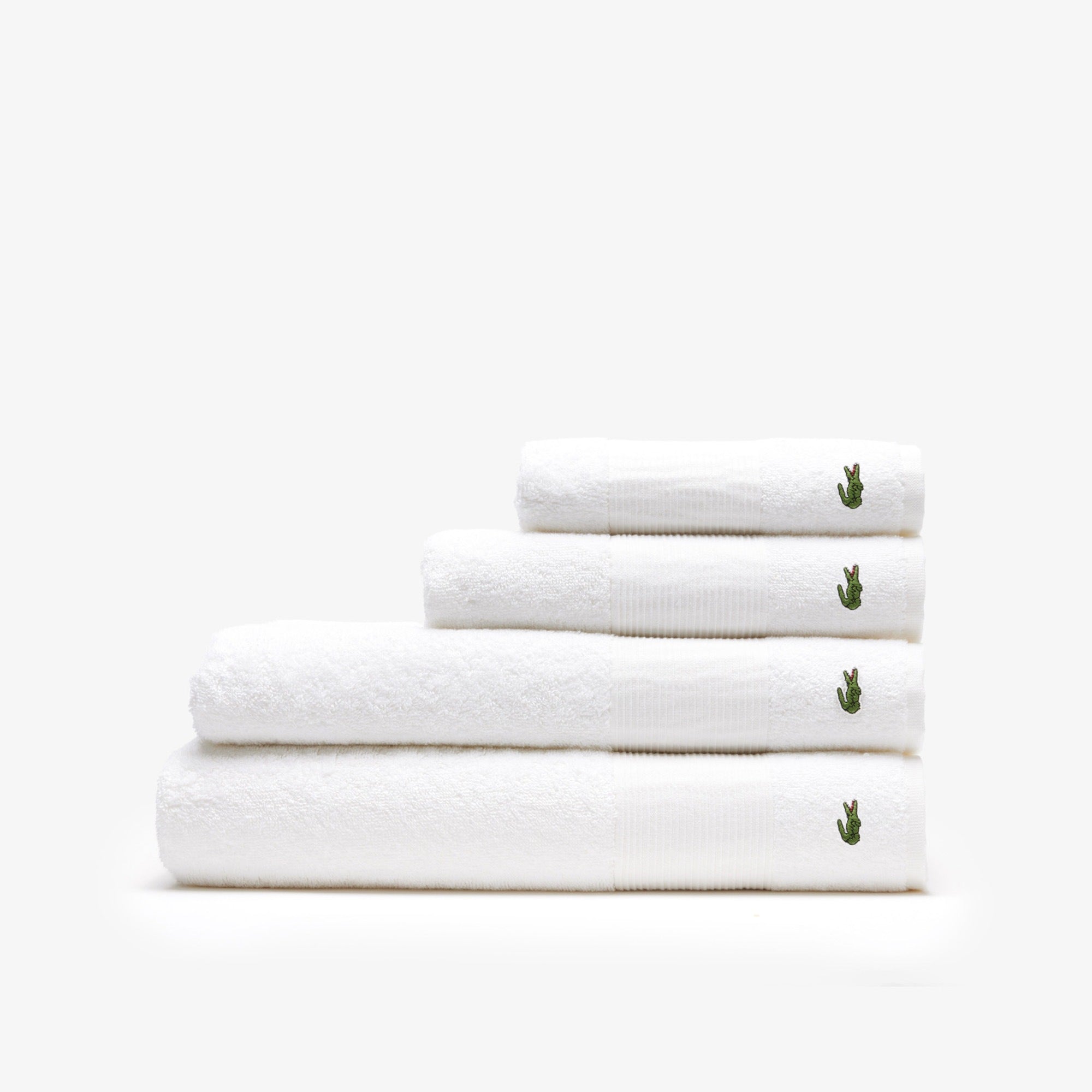 Set 1+1 LECROCO Asciugamano e Ospite LACOSTE