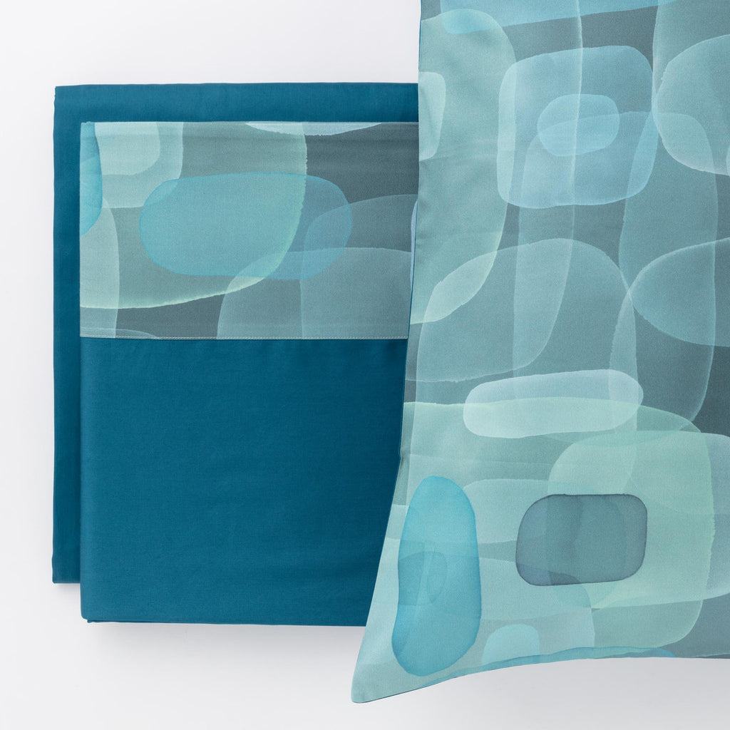 Completo Lenzuola raso AQUA By Reevèr