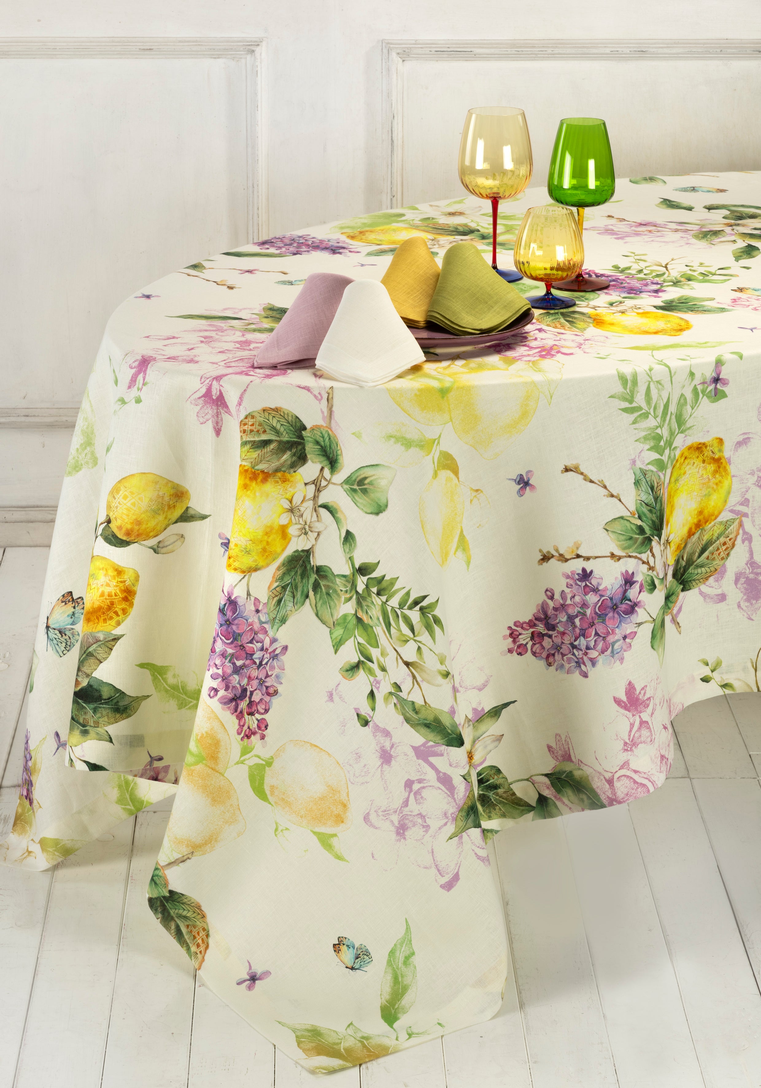 Tovaglia Glicine e Limoni Opera Prima 180x270