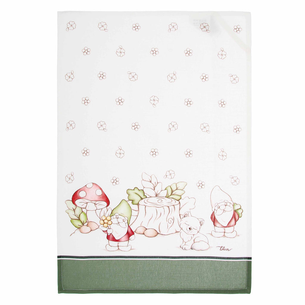 Set 3 canovacci con cestino in tessuto Inverno Incantato THUN