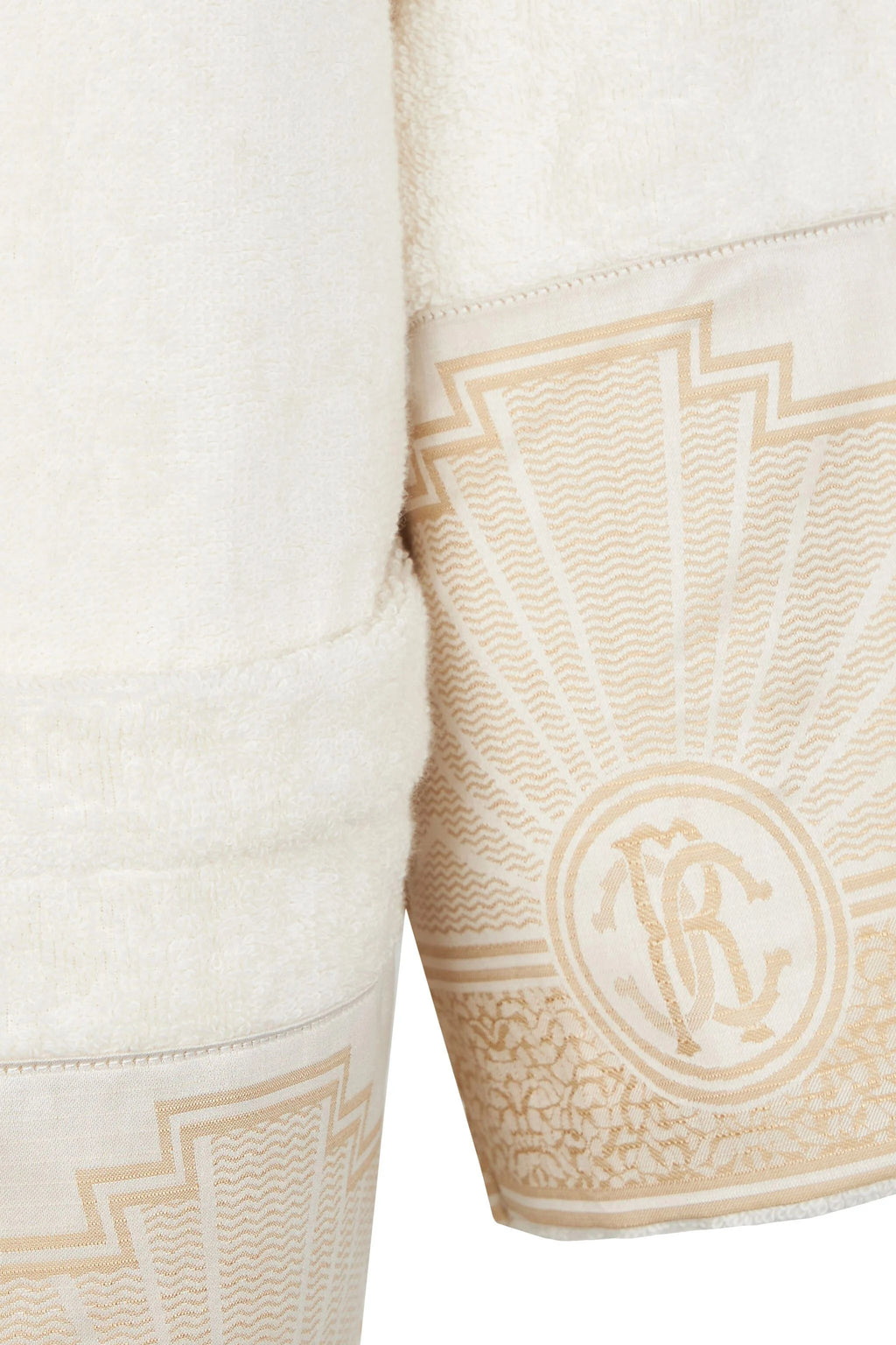 Accappatoio Scialle Roberto Cavalli Royal Collection in Spugna