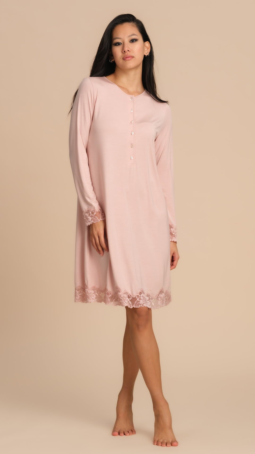 Camicia da Notte in pizzo Charlotte Pepita 3010