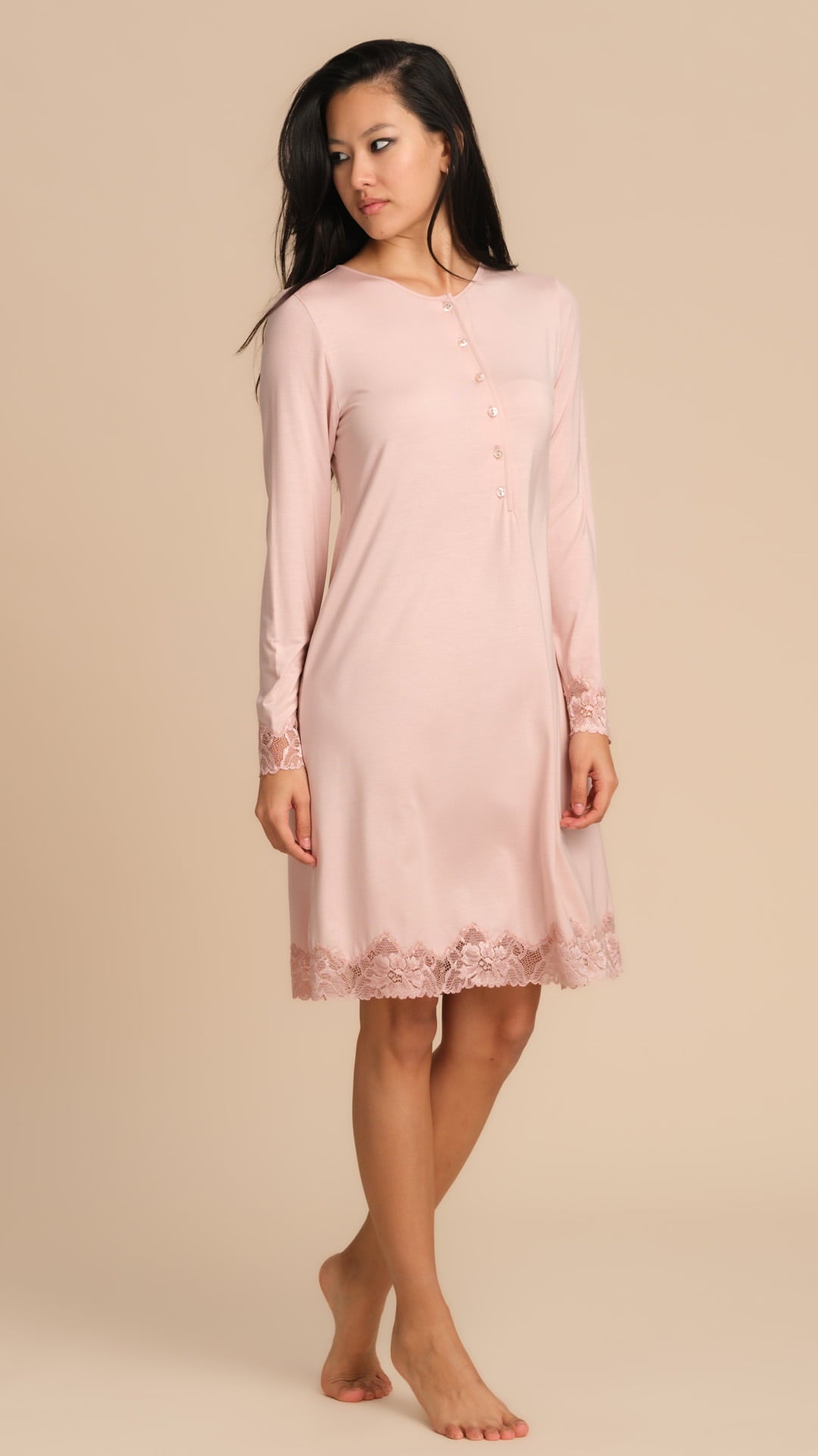 Camicia da Notte in pizzo Charlotte Pepita 3010