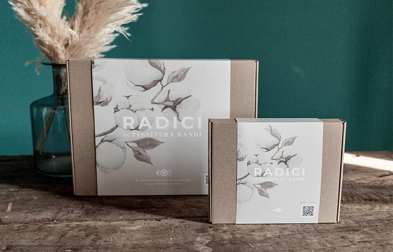 Servizio da Tavola Tessitura Randi Radici 17 Natalizia