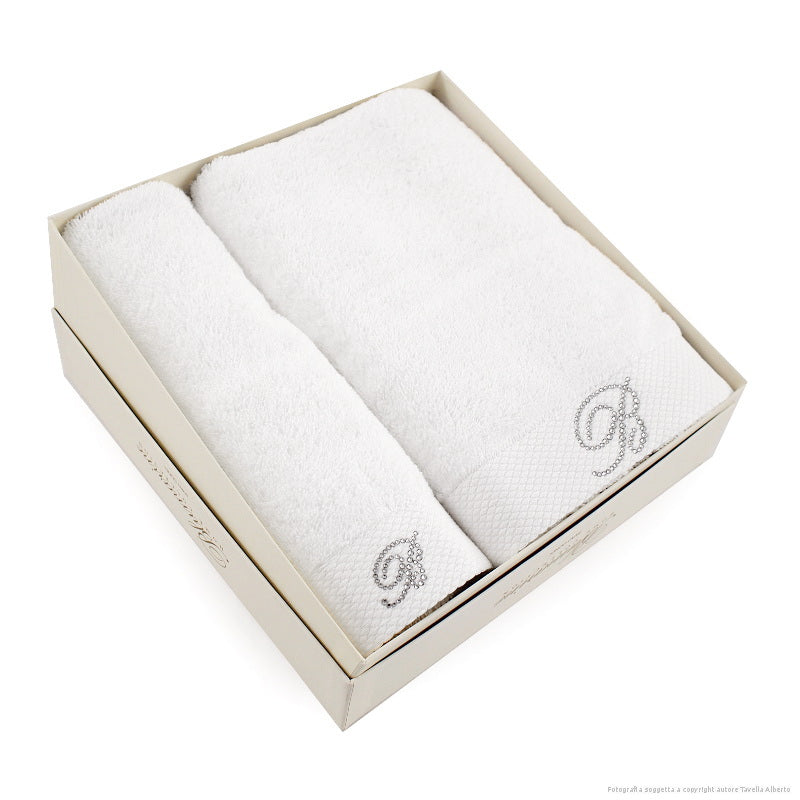 Set 1 + 1 WELLNESS Towel and Guest BLUMARINE