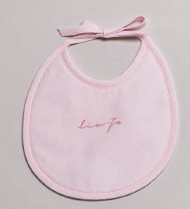 Bavaglino classico serie FIRMA FLOCK in cotone Liu Jo